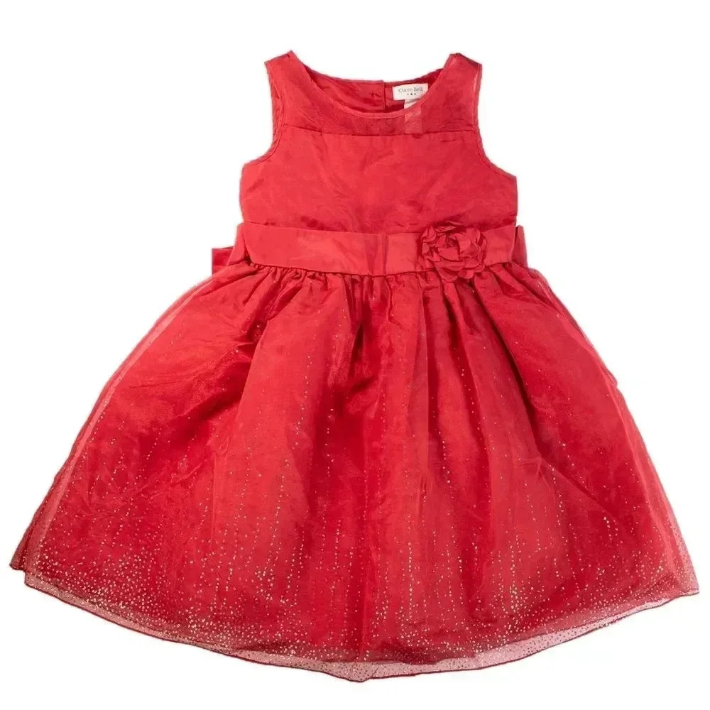 Claire Bell Girl's Red Dress Size Large